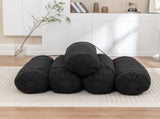 Adjustable Floor Sofa, Corduroy Lazy Sofa with Adjustable Straps for Versatile Configurations, W1170P365602