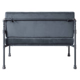 Grey and Sandy Grey Loveseat with Loose Back B062P185737
