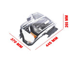 Left Side HID/Xenon Chrome Projector Headlight Replacement for 2013-2014 Ford F-150 DL3Z13008AC 68958060