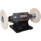 8-Inch Electric Polisher Buffer Grinder - Includes 4PCs 80Ply Thic Buffing Wheels Ideal W465P173365