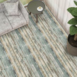 40 Pcs Vintage Wood Grain Floor Stickers, Easy Peel & Stick,Self-Adhesive,Scratch & Wear 99117025
