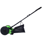 14-Inch 5-Blade Push Reel Lawn Mower with Grass Catcher, GREEN COLOR 66253221