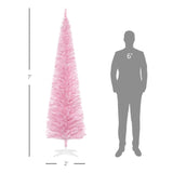 7 foot pink Christmas tree with bracket 01460573