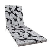 2 Pcs Set Indoor/Outdoor Chaise Lounge Chair Outdoor Furniture with Ties, Patio Seat 46139837