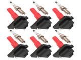 6PCS Ignition Coils & Spark Plug fit for Subaru Legacy Outback 3.6L 2010-2014 UF666 19604579