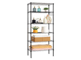 Replaceable assembly with wheels, floor mounted carbon steel storage rack, black 10425008