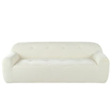 U_Style 85.8" Wide Chenille Fabric 3-Seater Sofa Tufted Style, Full Sponge Compression Design, N711P281401A