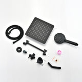 Shower Head, 10 Inch High Pressure Rainfall Shower Head/Handheld Shower Combo with 11 Inch Extension W121960165