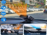 12V Portable Car Heater Defogger, Heat & Fan Dual Modes, 360&deg Rotatable Air Outlet, Dashboard 66385390