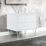 Deoss White Finish Accent Table B2726P286621