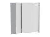 Wall Foldable Table with Multiple Shelves, White B097133224