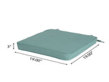 Noah Outdoor Dining Chair Cushion, Teal N775P291472T