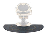 Salon Mat 3'x5' Barber Shop Chair Mat Anti-Fatigue Floor Mat - Rock Pattern Semi Circle Salon mats 34663810