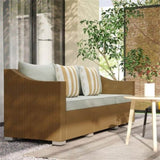 Rattan Three-Seat Sofa 30847945