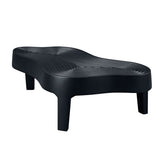 ZNTS 47.24''Fiberglass Clound Coffee Table for Living Room,Matte Black Relief Table front of the Sofa, W2582P214811