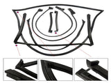 Weather Strip Seal Full Weatherstrip Kit Set Fits for Chevy Corvette 5.7L V8 1984-1996 9096GGW 46354577