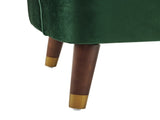 Upholstered Barrel Accent Chair With Wooden Legs N768P175907E