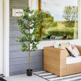 Domestic tung tree 180cm ground flower decoration artificial green plant wholesale manufacturers W2945P278514