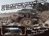2025 NEW 112 Rock Crawler Rechargeable Off Road Truck 4WD , Metal Shell LED Headlights RC Remote 21584445