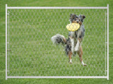 Adjustable Chain Link Walk Gate Kit with Round Corner Frame, Fit-Right, 3.8'H W2286P277607