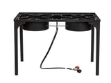 Outdoor Camp Stove High Pressure Propane Gas Cooker Portable Cast Iron Patio Cooking 57574382