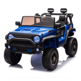 ZNTS 24V Two-Seater Kids Ride On Truck Car W/Parents Control,200w*2,Seat width 20.28in,Four-wheel W1396P230268