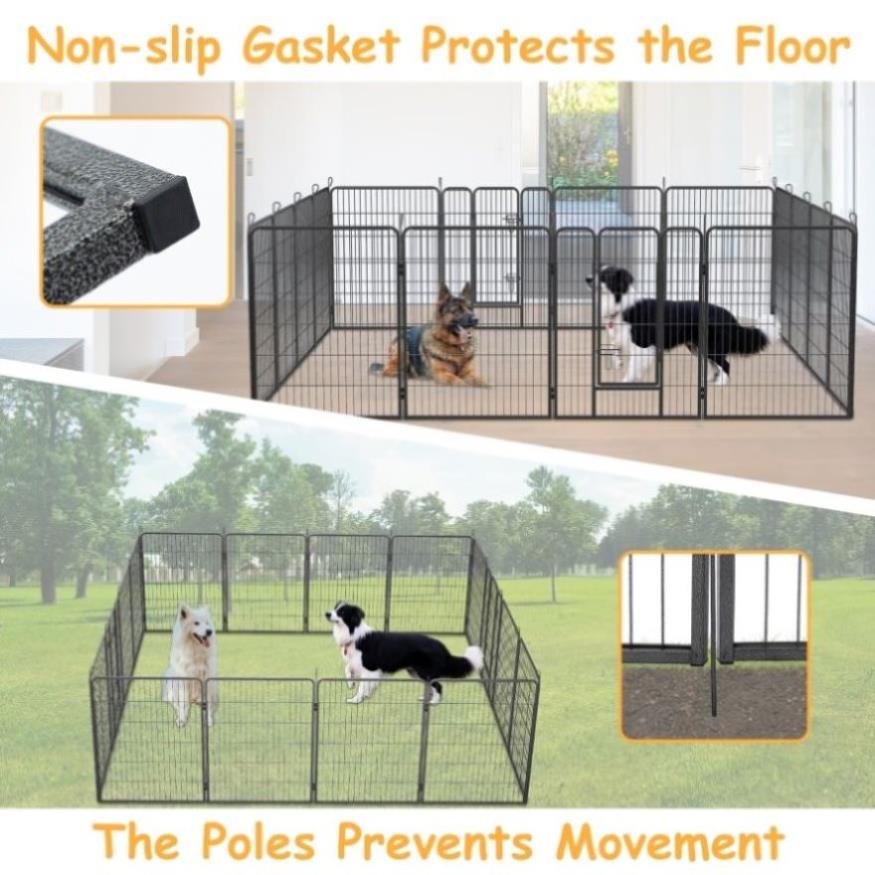 16 panel dog playpen best sale