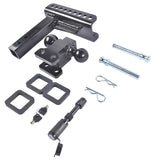 Trailer Hitch 2" Receiver 2" and 2-5 /16" Ball Fit for ATVS RVS Carbon Steel 74257488