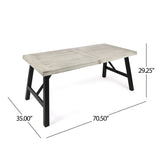 BETTINA DINING TABLE 56701.00LGBLK