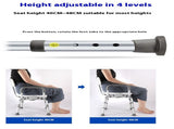 360 Degree Shower Chair Swivel,Portable Seat with Armrests and Back, Adjustable Height Seat for 35455994