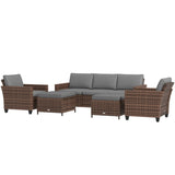 Pieces Patio Furniture Set 20918487