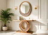 Artisan Crafted Mirrored Accent Table, High Quality Build For Every Interior Scene W3836P538650