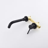 Single Lever Handle Wall Mounted Bathroom Faucet 83554621