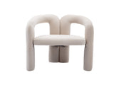 COOLMORE Contemporary Designed Velvet Fabric Upholstered Accent/Dining Chair /Barrel Side Chairs W395103720