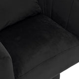 360&deg Swivel Accent Chair, Modern Velvet Fabric Living Room Armchair with Fluffy Cushions, Comfy 27780412