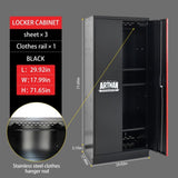 Steel Filing Cabinet With Compartments For Office Use, Storage, File Storage, Archives, And High and W1102P265953
