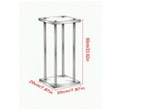 23.6 Inch Gold Wedding Flower Stand 4 Pack, Metal Column Geometric Centerpiece Stands with Metal 89625564