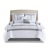 King 8 Piece Embroidered Comforter Set B035128741