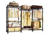 Wire Garment Rack Heavy Duty Clothes RackCloset Organizer Metal Garment Rack Portable Clothes 61970875
