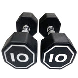 Premium Octagonal Dumbbell, Large Numbers Hard Chrome Plated Handle Dumbbells to Assist with 03893618