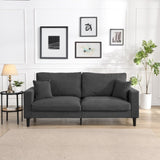 74" High Resilience three seater Sofa, Wooden Frame 3 Seat Sofa, Comfy,Modern Upholstered W2297P264467