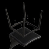 Modern minimalist black PU leather Dining Chairs Set of 2, comfortable backrest design, metal leg W1727P251122