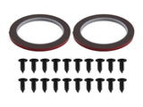 Black ABS Body Side Panel fit for Chevy Camaro SS LS LT 10-2015 Skirt Extension Set 27917882