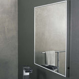 DAX Square LED Backlit Flat Mirror with Sensor Switch Aluminium Frame B2702P226998