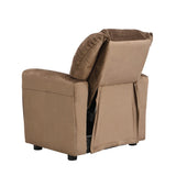 Kids Chair, Kids Upholstered Couch with One Cup Holder, Footrest, Backrest, Toddlers Velvet W2297P164709