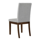 Upholstered Channel-back Dining Chair Set of 2 B035P262673