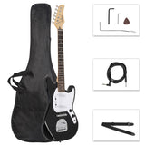 ZNTS Full Size 6 String S-S Pickup GMF Electric Guitar with Bag Strap 50737275