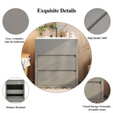 30" Bathroom Vanity Ceramic Sink and 2 Full-Extension Drawers, Freestanding Bathroom Vanity N817P280549G