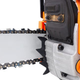 62CC Gas Powered Chainsaw, 2-Cycle Petrol Handheld Cordless Chain Saw, Gasoline Gas Chainsaws for W465P209768