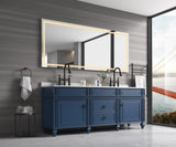 84*48 LED Lighted Bathroom Wall Mounted Mirror with High LumenAnti-Fog Separately Control

bedroom W1272125172